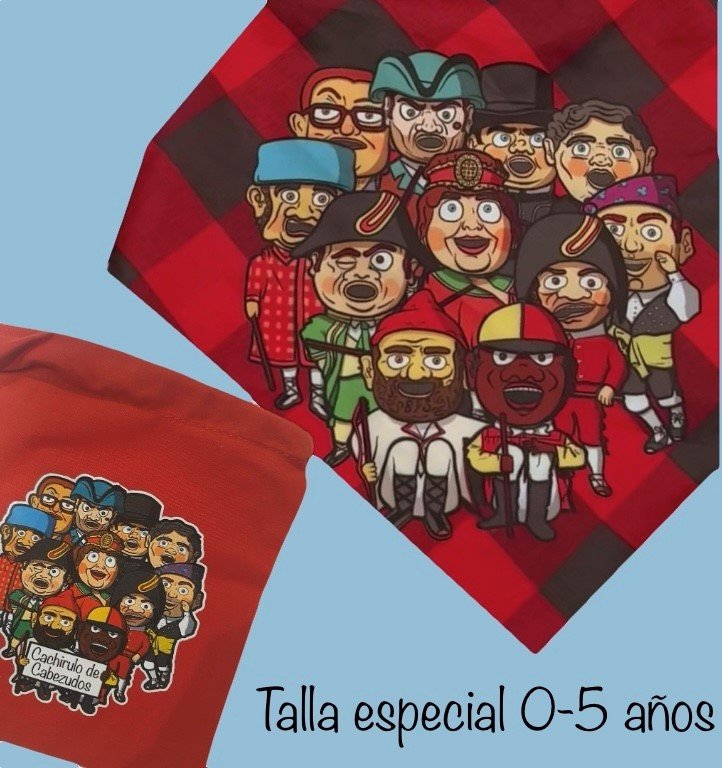 cachirulo cabezudos infantil 0-5 años
